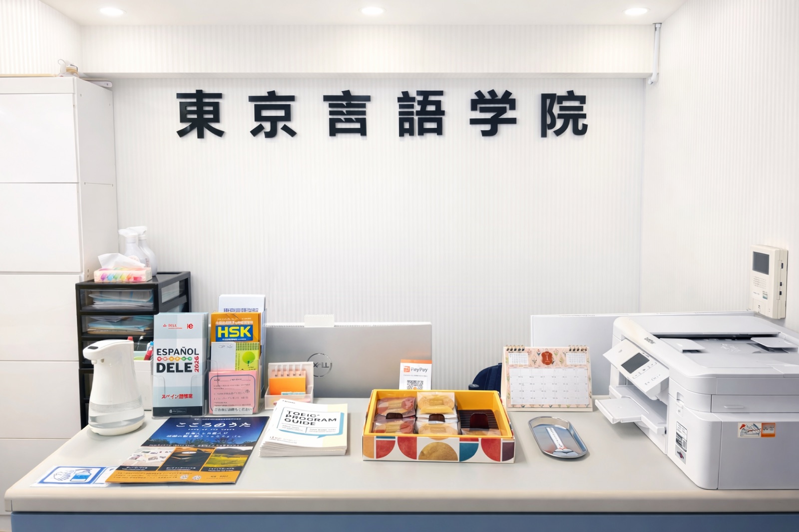 新宿校の受付・教室・学習環境 2
