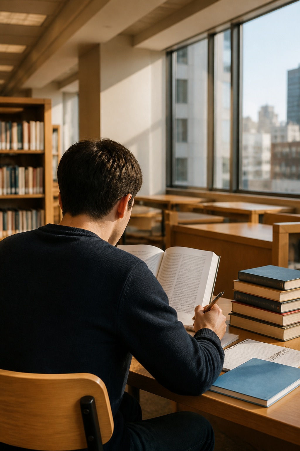 日本語・試験対策を学ぶ受講生のイメージ